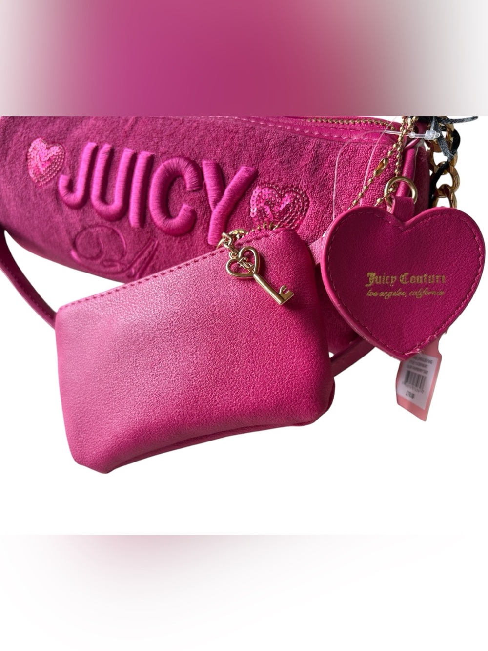 Juicy Couture Velour barrel bag - Picture 7 of 7